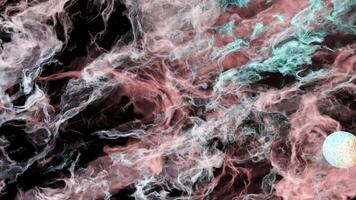 Bright background with thick smoke . Design. Saturated dense smoke in animation that moves in different directions. video