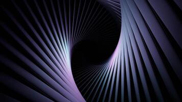 A bright corridor moving deeper. Design.Illuminated tunnels of gray grids that change colors in abstraction. video