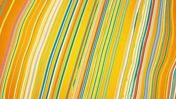 Animation with moving stream of colorful wavy lines. Motion. Lines move in flow with wavy distortions. Wavy distortion of colorful lines for background animation video