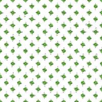 Seamless pattern with hand drawing curly lines on polka dot vector