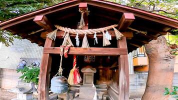 Takezuka Shrine precincts small shrine.Takezuka Shrine, a shrine located in Takenotsuka, Adachi Ward, Tokyo, Japan It is said that during the 978-982, Ise Jingu was commissioned and built, photo