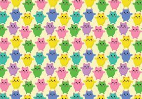 Kitten children's print, texture, paper, cute fluffy cat, pattern vector