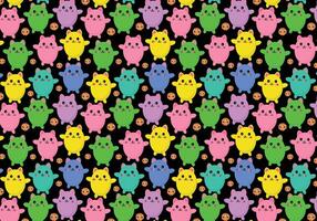 Kitten children's print, texture, paper, cute fluffy cat, pattern vector