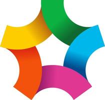Abstract Colorful Logo Design vector