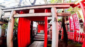 Shitaya Shrine, a shrine located in Higashiueno, Taito-ku, Tokyo, Japan The oldest Inari shrine in Tokyo. It is said that it was built in 730 by Inagi of Kyota and others, and that Gyoki commissioned photo