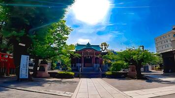 Susaki Shrine, a shrine located in Kiba, Koto Ward, Tokyo, Japan Founded by the Tokugawa shogunate and the birth mother of the five great shoguns, Lord Tsunayoshi, Keishoin was revered as the guardian photo
