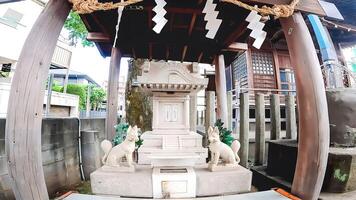 Imaizumi Shrine, a shrine located in Yaguchi, Ota Ward, Tokyo, Japan The date of its founding is unknown, but according to the new version of the Musashi Fudoki manuscript, photo