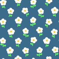 Seamless pattern with simple repeating colors. Summer abstract print with bloom. vector