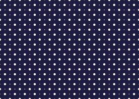 White dotted on dark blue background seamless pattern design for cloth, carpet, wallpaper, wrapping etc. vector