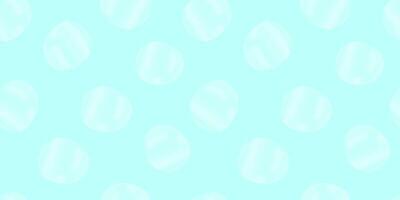 Delicate seamless blue pattern with air bubbles.Light infinity print for printing on paper, fabric, for covers and banners.Group of transparent round elements. vector