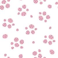 Seamless pattern with cute flowers. Design for fabric, textile, wallpaper, packaging vector