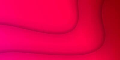Bright pink minimalistic background with abstract lines with gradient Minimalistic invitation presentation template 3d smooth lines colorful banner vector