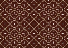 symbol floral and geometric design on dark background, ethnic fabric seamless oriental pattern design for cloth, carpet, wallpaper, batik, wrapping etc. vector