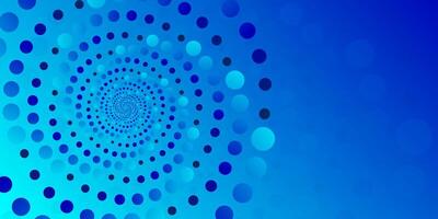 Abstract digital particle circles with gradient Futuristic circular sound wave Big Data Visualization 3D Virtual Space Cyberspace Modern Illustration Blue banner with gradient Futuristic design vector