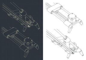 Camera slider close up vector