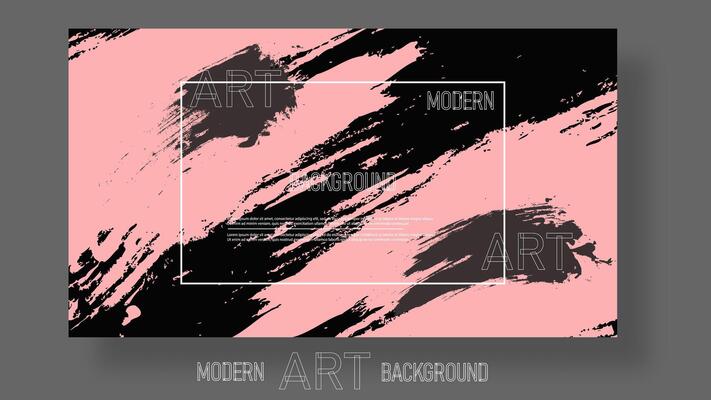 Abstract Background. Grunge Design Paint Texture. Artistic Ink Splatter Illustration. CreativeFrame with Splash. Grungy Brush Banner Template. Old Stroke Element Decoration.