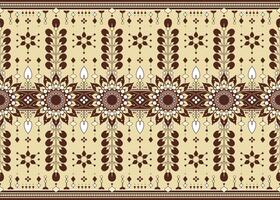 geometric and mandalas ethnic fabric seamless pattern design for cloth carpet batik wallpaper background wrapping etc. vector