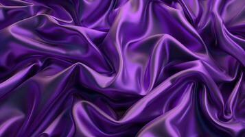 3d background with silk texture. Background with elegant purple silk texture, silk wavy texture background photo
