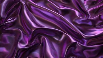 3d background with silk texture. Background with elegant purple silk texture, silk wavy texture background photo