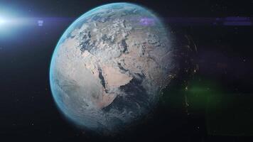 View of planet Earth showing the Middle East video