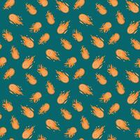 Seamless pattern with comets. Design for fabric, textile, wallpaper, packaging vector