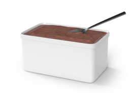 blank acai box with acai inside, for mockup creation png