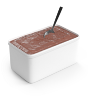 blank acai box with acai inside, for mockup creation png