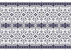 geometric ethnic fabric seamless pattern on White background, design for cloth, carpet, batik, wallpaper, wrapping etc. vector