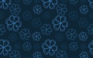 pattern of apple tree flowers on a background. Spring, summer romantic floral pattern for your design vector