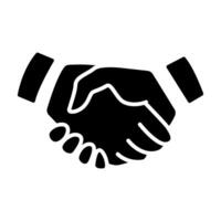Handshake line icon. Agreement, partnership, business, collaboration, greeting, deal, contract, unity, teamwork, cooperation, connection, respect, negotiation, commitment, trust, alliance, success vector