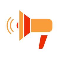 Megaphone line icon. Speaker, megaphone, announcement, communication, loudspeaker, advertise, message, promotion, public, alert, broadcasting notification, marketing, sound, voice, speech, information vector