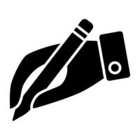 Writing line icon. Hand, pencil, note, draw, sketch, writing, document, create, message, script, write, education, homework, assignment, creativity, learning, author, editor, drafting, annotation vector
