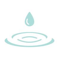 Water droplet line icon. Hydration, liquid, drop, ripple, splash, aqua, fluid, clean, refreshment, purity, nature, environment, eco, rain, calm, peaceful, water surface, ripple effect, fresh, clear vector