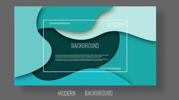 Abstract Geometric Graphic Background. Fluid Dynamic Art Concept. Minimal Shape Creative Illustration. Landing Pageor Presentation Style Backdrop. vector
