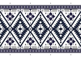 geometric ethnic fabric seamless pattern on White background, design for cloth, carpet, batik, wallpaper, wrapping etc. vector
