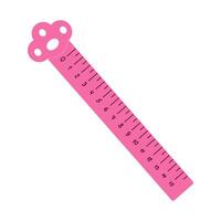Cute ruler, for school, work, drawing, university. vector