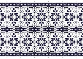 geometric ethnic fabric seamless pattern on White background, design for cloth, carpet, batik, wallpaper, wrapping etc. vector
