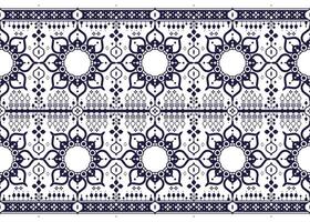 geometric and mandalas ethnic fabric seamless pattern design for cloth carpet batik wallpaper background wrapping etc. vector