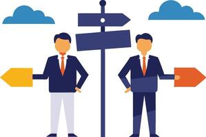 Fact vs Myth, truth or false vector
