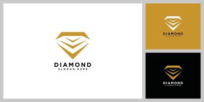 diamond abstract design template vector