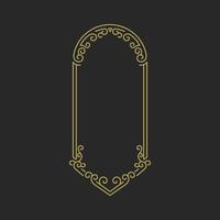 Modern Minimalism Floral Ornaments Decorative Monoline 7 vector