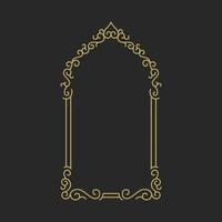 Modern Minimalism Floral Ornaments Decorative Monoline 3 vector