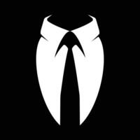suite tie icon vector