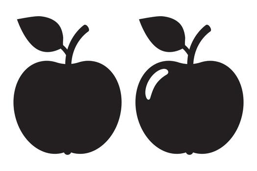 Apple icon. Apple sign symbol for web site and app design. vector