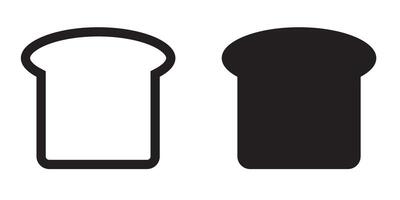 Bread slice icon. Bread slices icon. vector