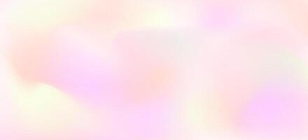 Rainbow pastel pink yellow gradient holographic background for web header, banner design. Sweet dreamy gradient Color background, soft smooth texture paper vector