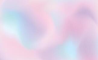 Pastel pink blue gradient holographic background for web header, banner design. Cute hologram backdrop, soft smooth texture paper vector