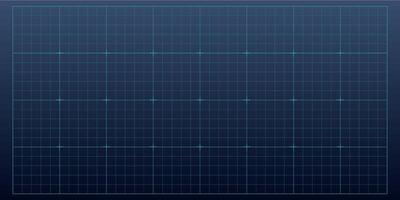 Hud grid game panel. Graph with dots, lines. Digital screen interface display, electronic grid for futuristic user system.GUI digital hi tech visor backdrop template vector