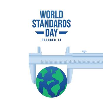 World Standards Day design template good for celebration usage. World Standards Day design. flat design. eps 10. vector