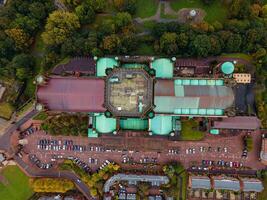 A Majestic Aerial Panorama of Liverpool Cathedral, a Breathtaking View from Above photo